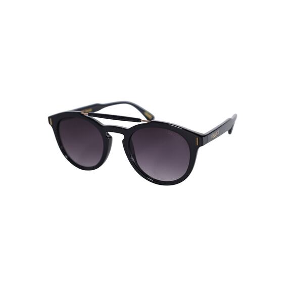 Velvet Eyewear AMELIA Round Aviator Sunglasses - Black / Gray Fade - NWT main image 10